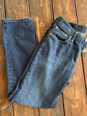 Men's Levi’s Slim Jeans in Dark Blue Wash